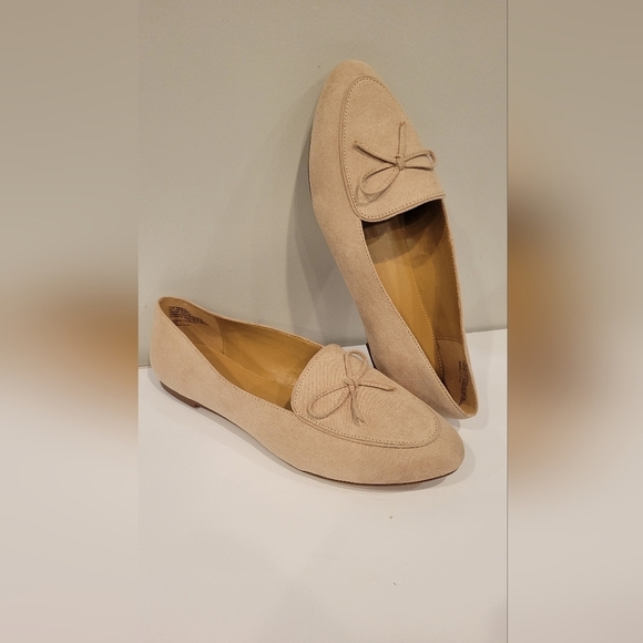 J Crew Light khaki Loafers With Bow Soze 9.5 - Picture 11 of 11